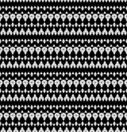 Tribal monochrome lace N15