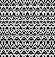 Tribal monochrome lace N18
