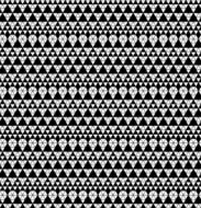 Tribal monochrome lace N19