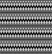 Tribal monochrome lace N20