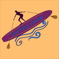 Colored surf lable