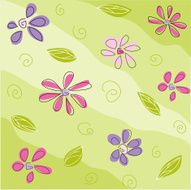 Floral Greeting Card N28