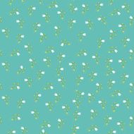 Seamless Vintage Flower Pattern N21