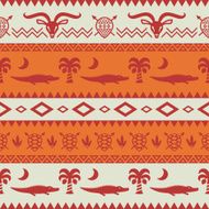 African Tribal Pattern Ethnic ornament N12