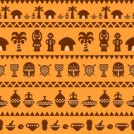 African Tribal Pattern Ethnic ornament N13