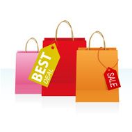 Colorful shopping bag (best deal)