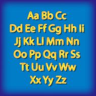 Retro Lightbulb Alphabet Glamorous showtime theatre alphabet Vector illustration N4