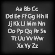 Retro Lightbulb Alphabet Glamorous showtime theatre alphabet Vector illustration N8