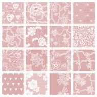 Set of lacy patterns N4