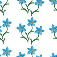 Seamless pattern watercolor N5