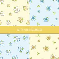 floral seamless pattern N217