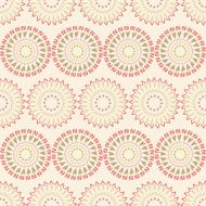 Seamless pattern of circular elements