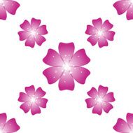 Beautiful pink flower Seamless floral pattern N2