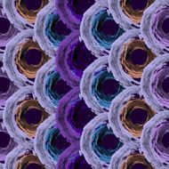 Seamless pattern with abstract lines circles N2