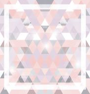Geometric shining pattern with triangles N2