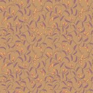 seamless line floral pattern N2