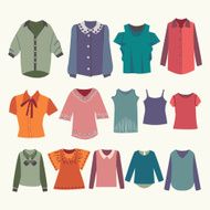 Fashion boutique for design woman shirts