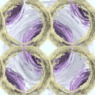 Seamless pattern with abstract lines circles N4