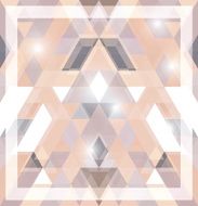 Geometric shining pattern with triangles N3
