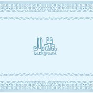 Hand drawn Background in South American Indian Style with Mayan N12