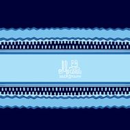Hand drawn Background in South American Indian Style with Mayan N16