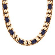 Chunky chain golden metallic necklace or bracelet N2