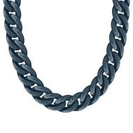 Chunky chain plastic black necklace or bracelet