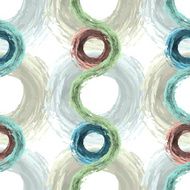 Seamless pattern with abstract lines circles N8