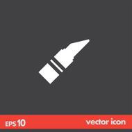 lipstick vector icon