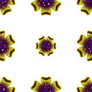Beautiful green flower Seamless floral pattern N5