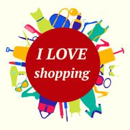 Love Shopping background