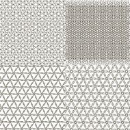 Set of 9 abstract vintage geometric wallpaper N31