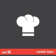 chef hat vector icon