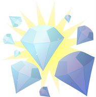 vector diamond background