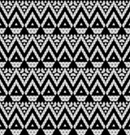 Tribal monochrome lace N21