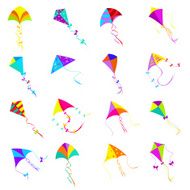 Kite icons set
