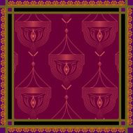 Bandana design with abstract elements