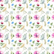 Seamless Floral Pattern N557