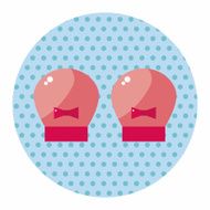 Baby gloves theme elements N13