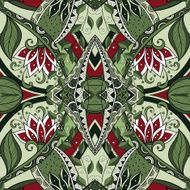 Vector Seamless Abstract Tribal Pattern N55