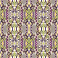 Vector Seamless Abstract Tribal Pattern N57