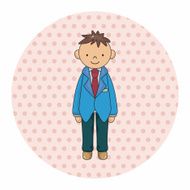 boy man cartoon theme elements vector eps N31