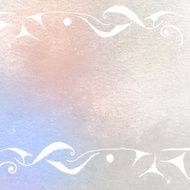 watercolors - ornaments on textured paper background