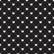 Valentines Day Seamless Hearts Pattern Vector Illustration N2