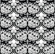 Lace vector fabric seamless pattern N11