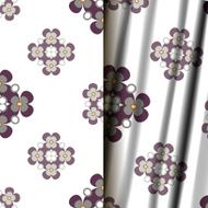 Seamless geometric floral pattern N8
