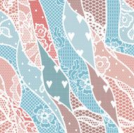 Lace seamless pattern with flowers N31