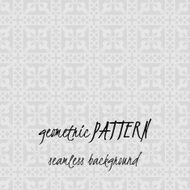Business Card with geometric floral pattern N17