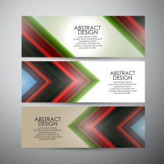 Vector banners set background N5