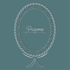 Stylish vintage frame N2